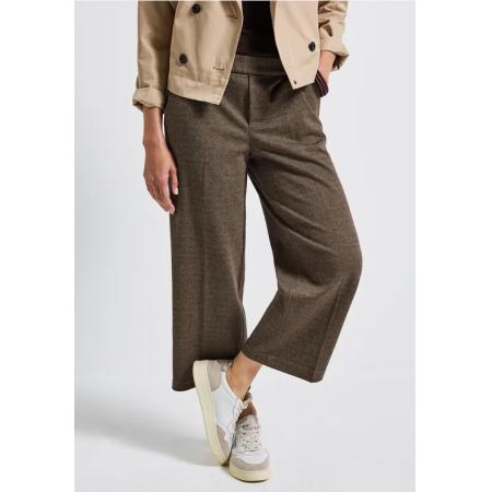 Street One Broek met gedessineerde straight legs