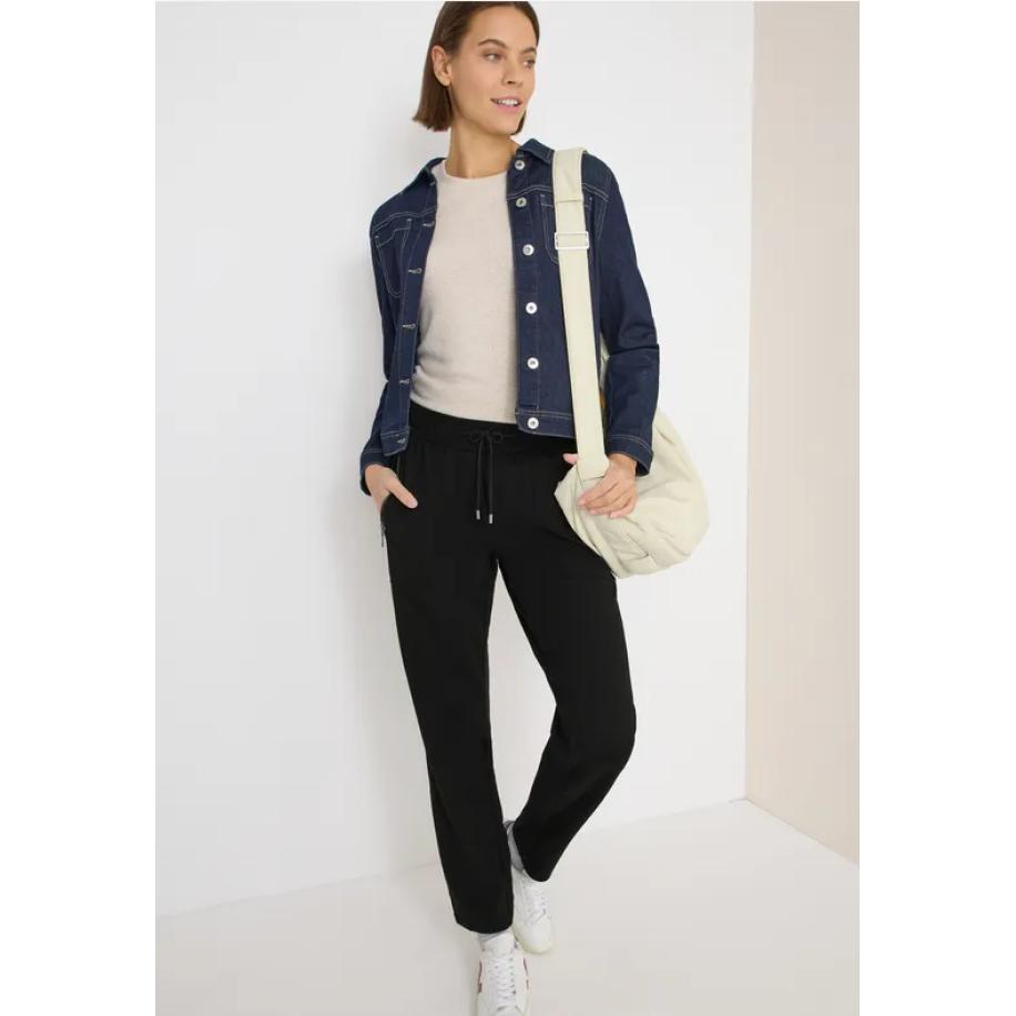 CECIL Casual broek Zwart