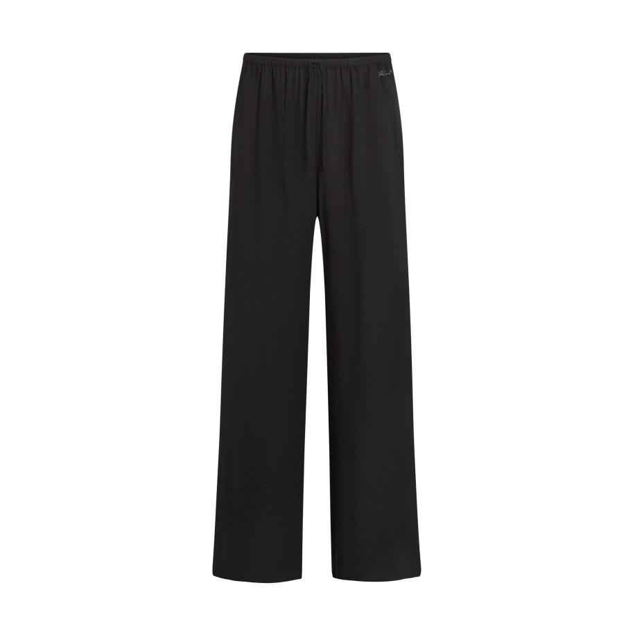 Karl Lagerfeld Karl Lagerfeld Broek zwart / zilver -