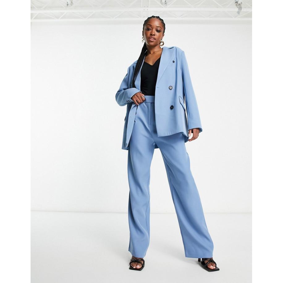 4th & Reckless Elegante broek in blauw, deel van co-ord set Blauw