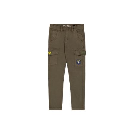 Alpha Industries ALPHA INDUSTRIES Cargobroek Petrol Patch olijfgroen / rood / zwart