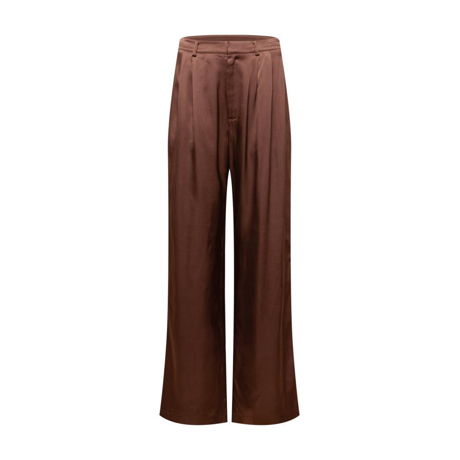 A LOT LESS A LOT LESS Broek Eve chocoladebruin -