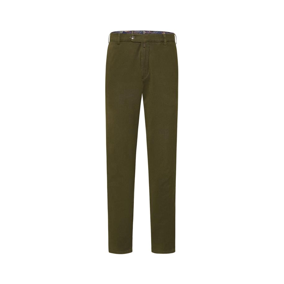 Meyer MEYER Chino olijfgroen -