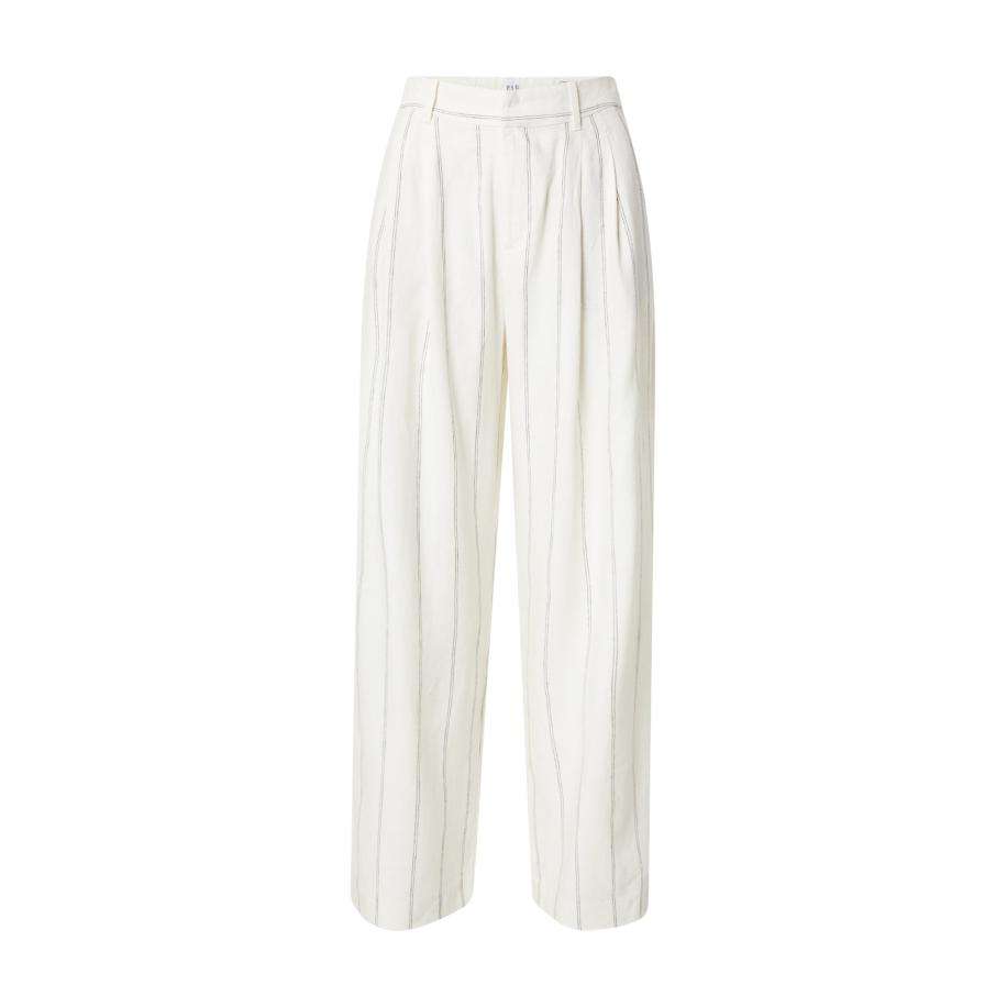 GAP GAP Bandplooibroek grijs / wit -