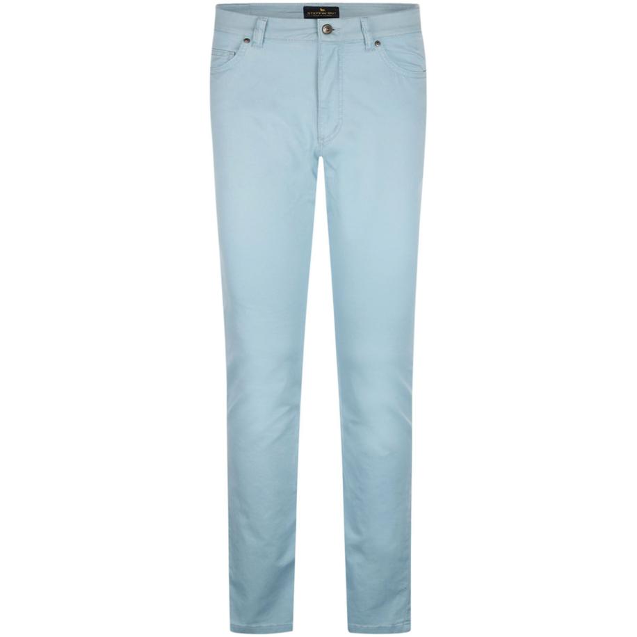 Steppin' Out Broek Johnson Lichtblauw Blauw