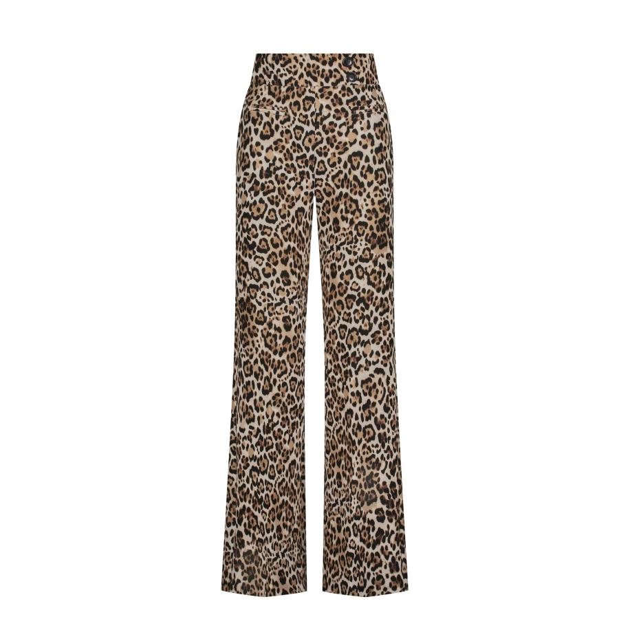 Nicowa Nicowa Pantalon Coreana beige / lichtbruin / zwart -