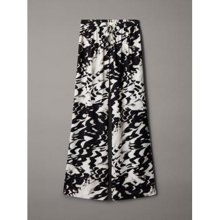 Calvin Klein Calvin Klein Swimwear Broek zwart / wit