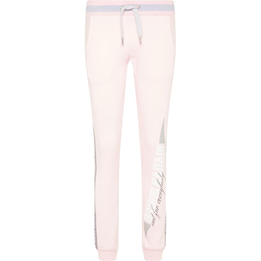 Bruno Banani Bruno Banani Broek Gonzales grijs / pastelroze / wit -