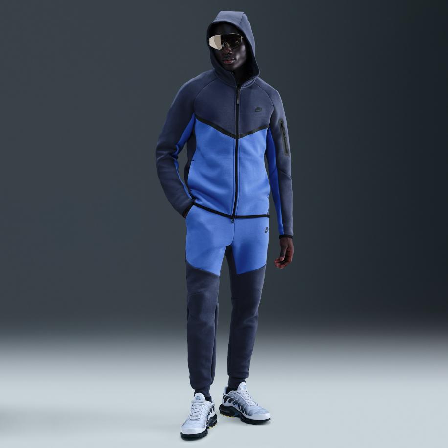 Nike Tech joggingbroek van fleece voor heren - Blauw Blauw