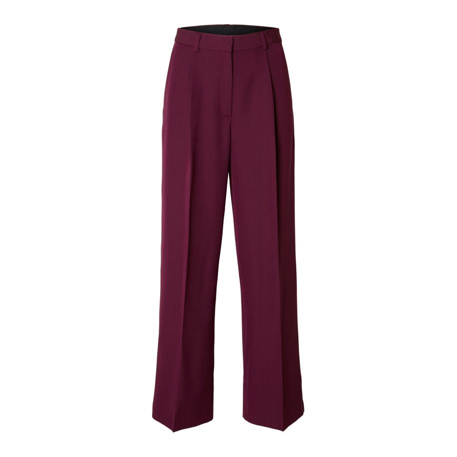 Selected SELECTED Bandplooibroek SLFFEDORA aubergine -