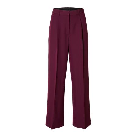 Selected SELECTED Bandplooibroek SLFFEDORA aubergine