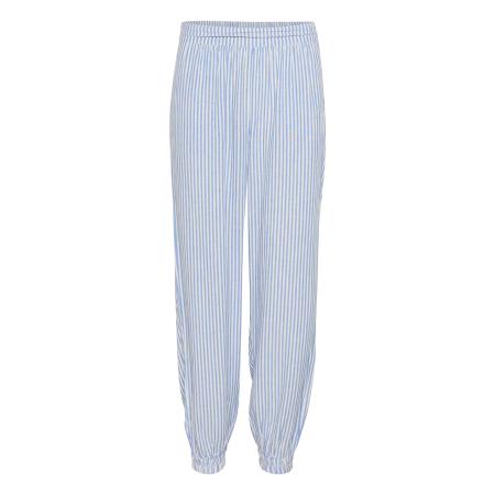 Cream Cream Broek CRVenta blauw / wit