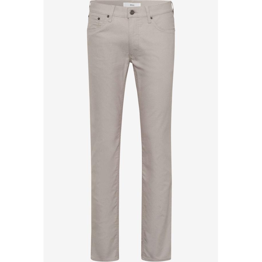 Brax Chuck Broek beige, Effen Bruin