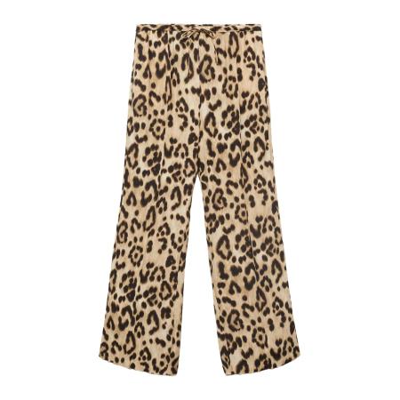 Mango MANGO Broek BERNIE beige / zwart