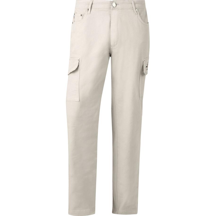 Jan Vanderstorm Cargobroek beige, Effen Bruin