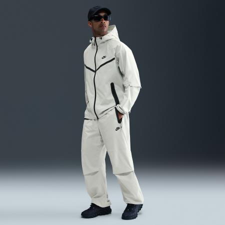 Nike Tech geweven oversized herenbroek - Grijs