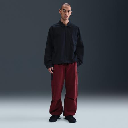 Nike Tech geweven oversized herenbroek - Rood