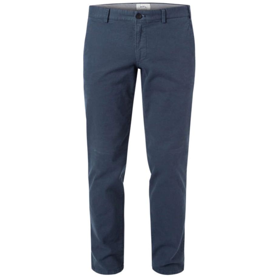 HILTL Chino blauw, Effen Blauw