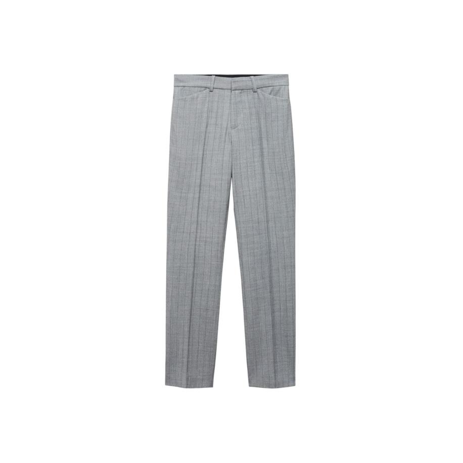 Mango MANGO Broek Lyon lichtgrijs -