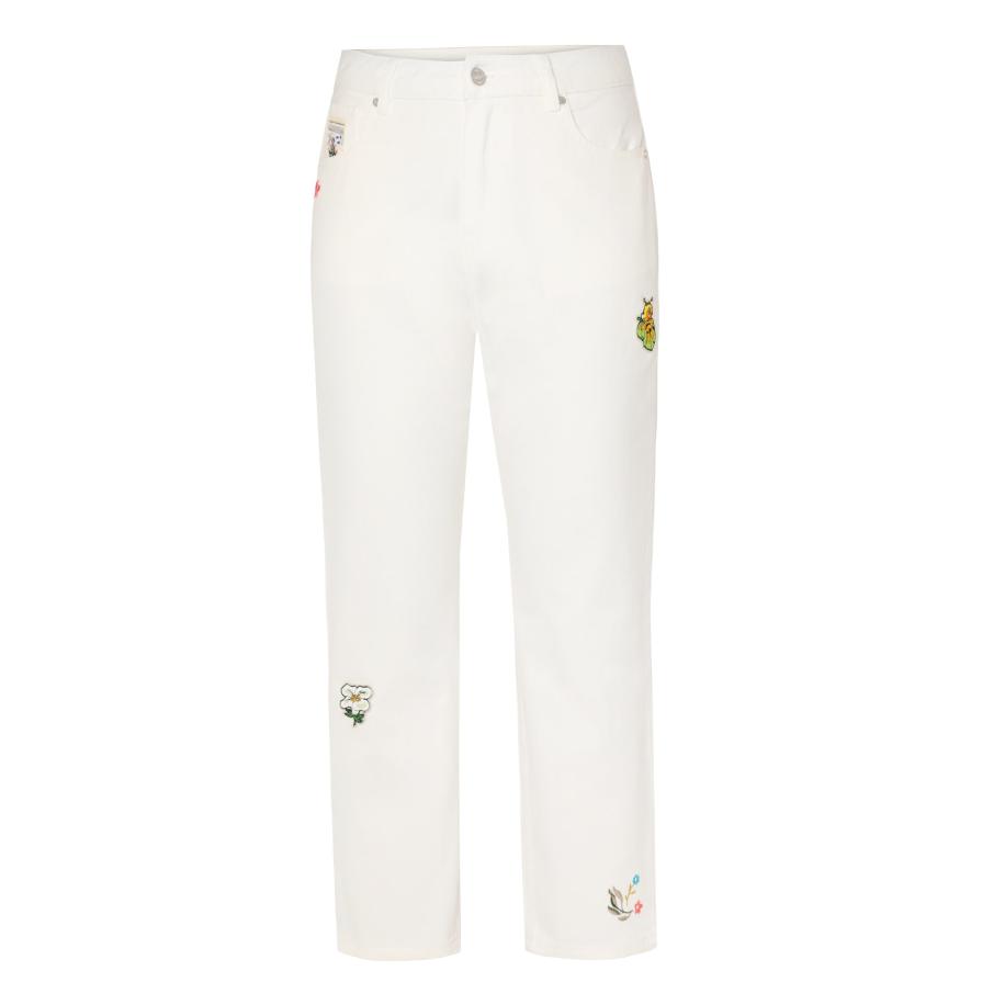 TATUUM Broek offwhite Wit