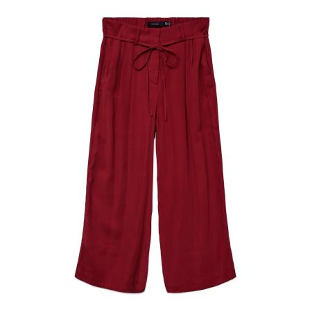 Vero Moda VERO MODA Bandplooibroek VMTANYA robijnrood