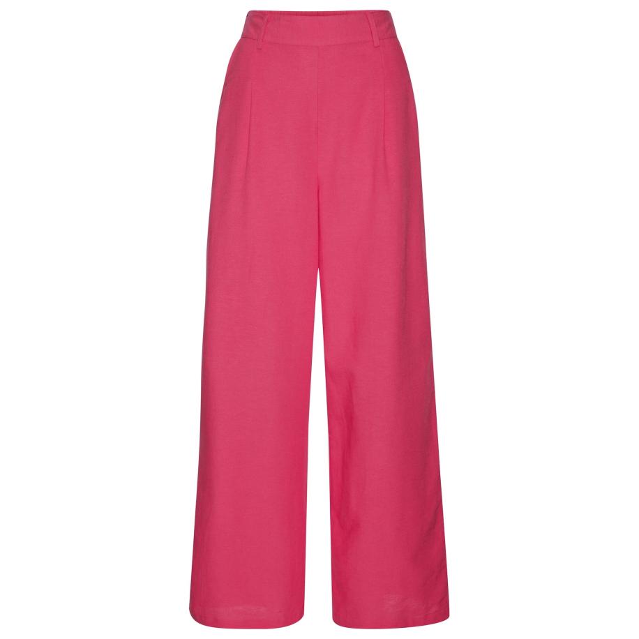 Lascana LASCANA Bandplooibroek fuchsia -