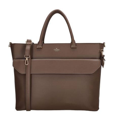 Charm London Cambridge Laptopbag mocha