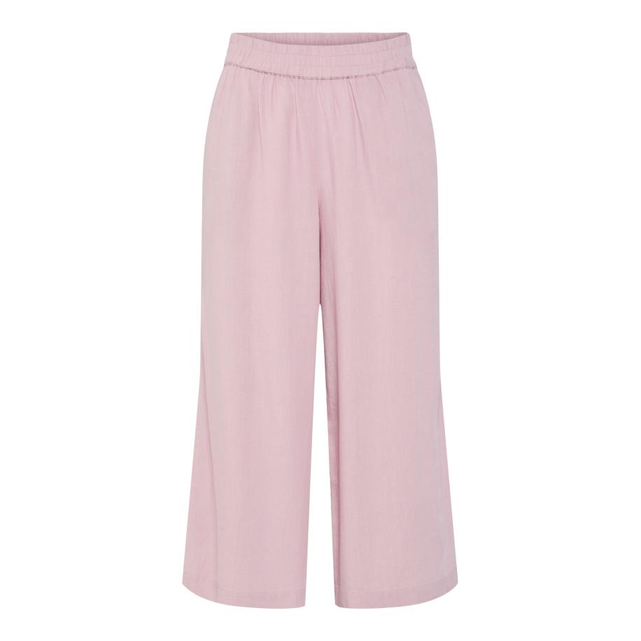 PIECES Broek PCPia rosé Roze