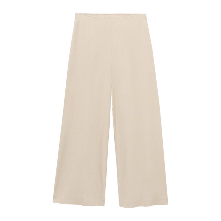 Mango MANGO Broek LINOVISF beige -