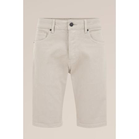 Blue Ridge heren Regular fit denimshort - Regular fit - Lichtgrijs - Katoen - Maat: 38