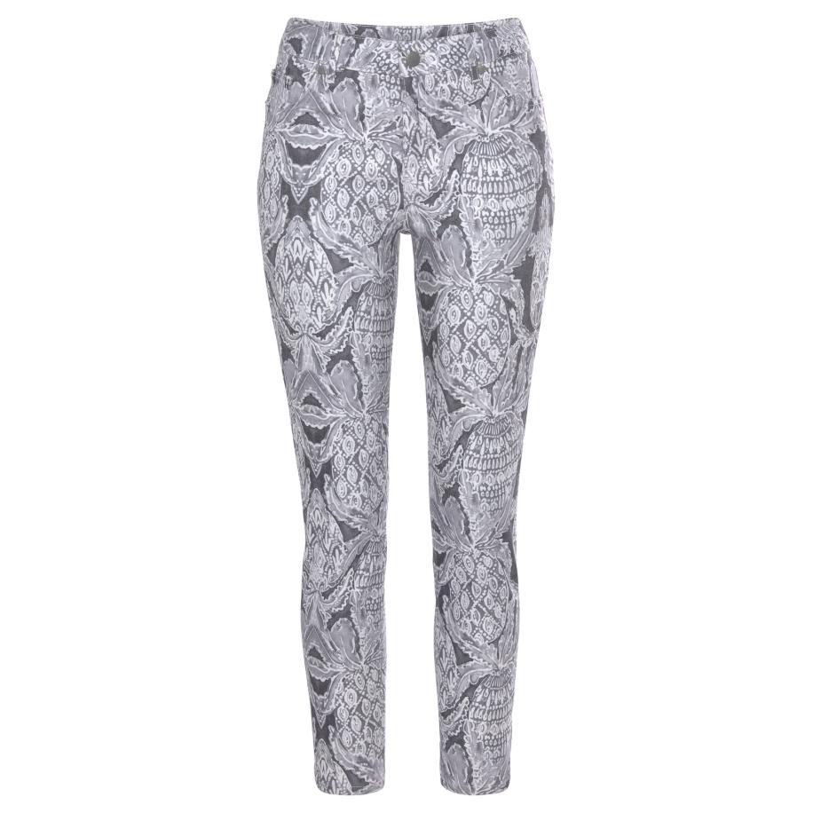 Lascana LASCANA Broek grijs / wit -