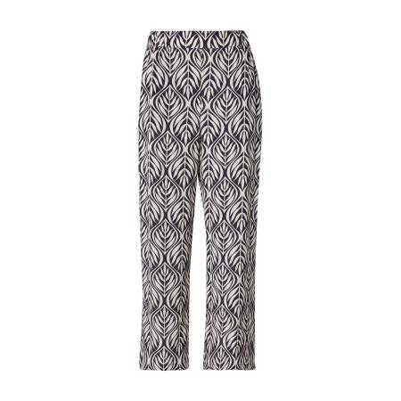 s.Oliver BLACK LABEL Broek navy / offwhite