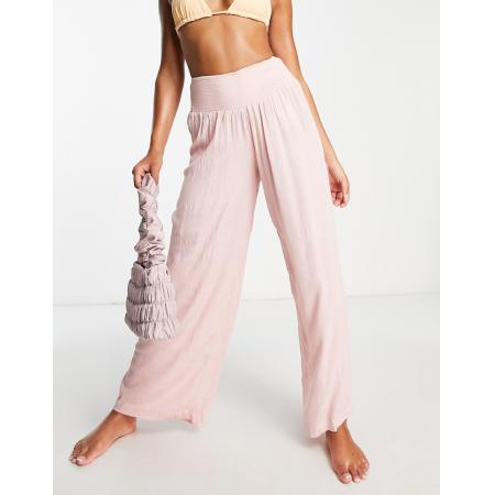 Vero Moda Strandbroek in roze