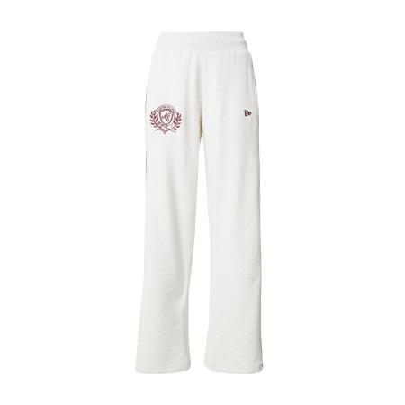 NEW ERA Broek lichtgrijs / bordeaux