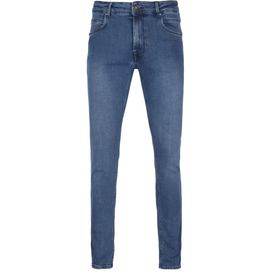 Suitable Hume Jeans Mid Blue Blauw
