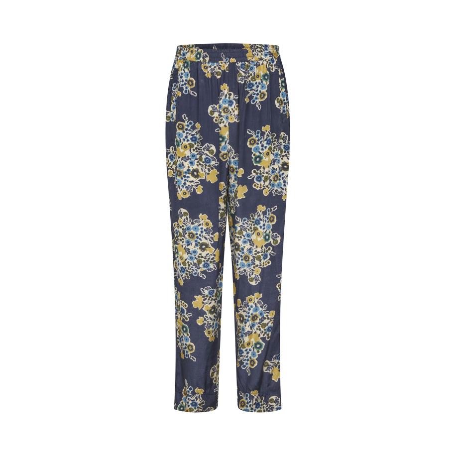 Masai Broek MaPless blauw / marine / geel Blauw