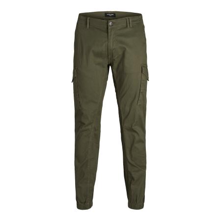 Jack & Jones Jack & Jones Plus Cargobroek Paul donkergroen
