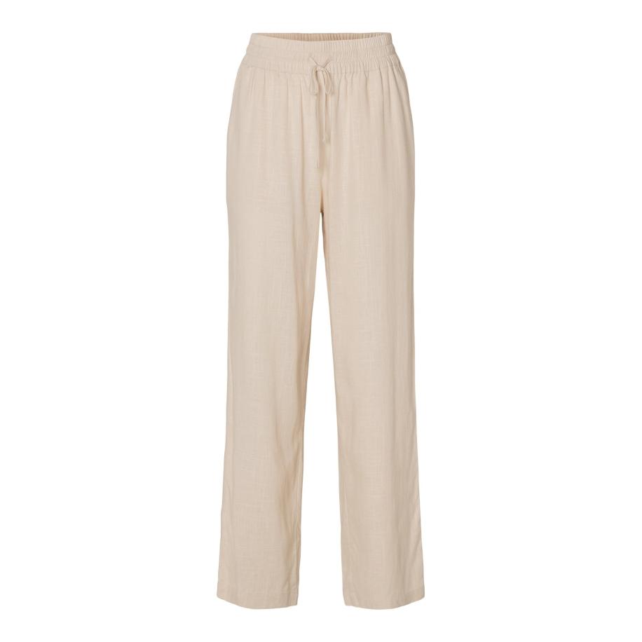 Selected SELECTED Broek Viva-Gulia beige gemêleerd -