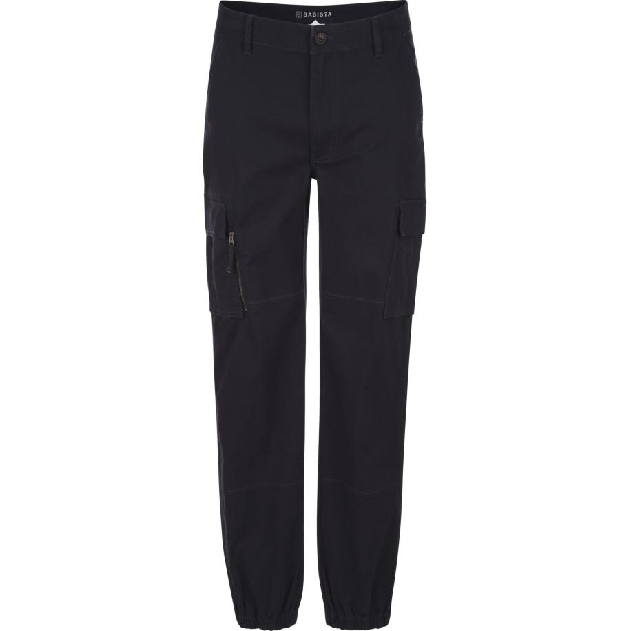 BABISTA Cargobroek donkerblauw, Effen Blauw