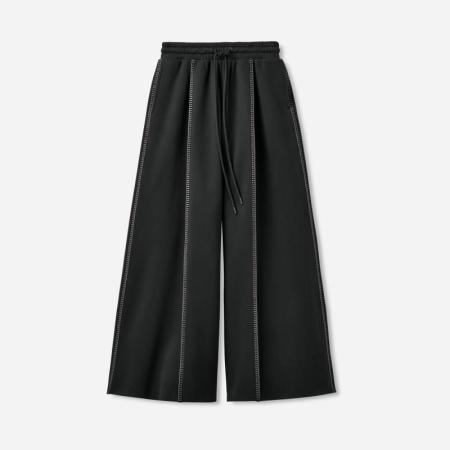 UGG® Classic Wide Leg-broek in Black, Maat L, Katoenmix