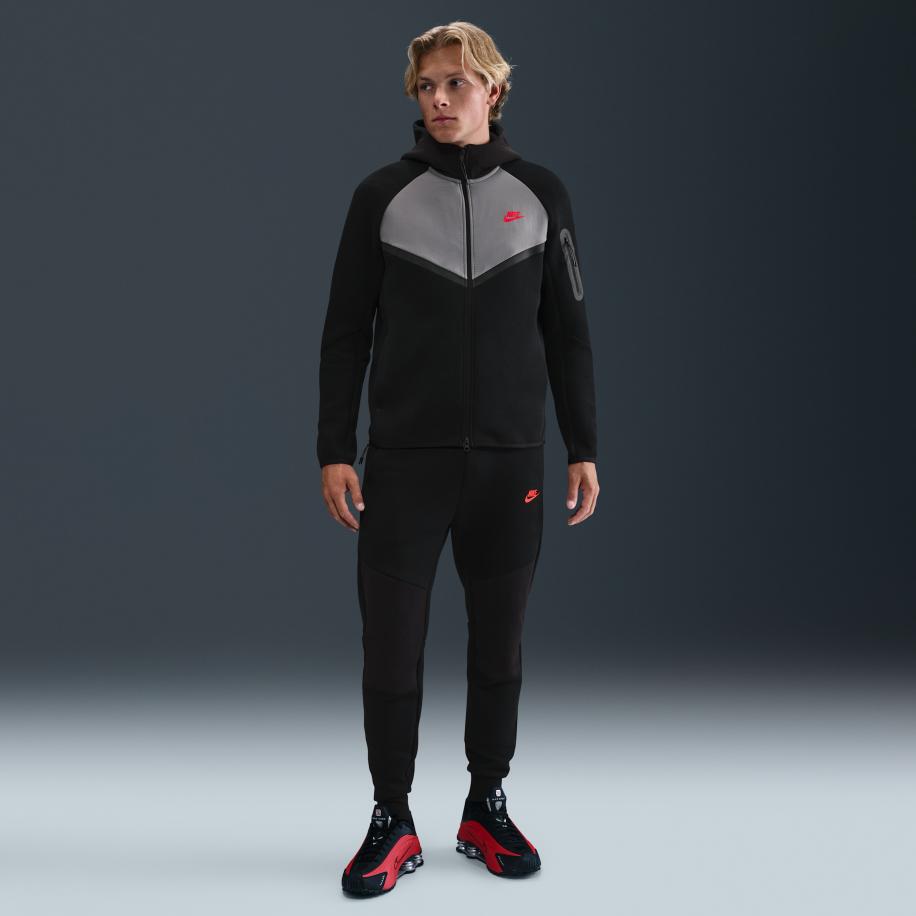 Nike Tech joggingbroek van fleece voor heren - Zwart Zwart
