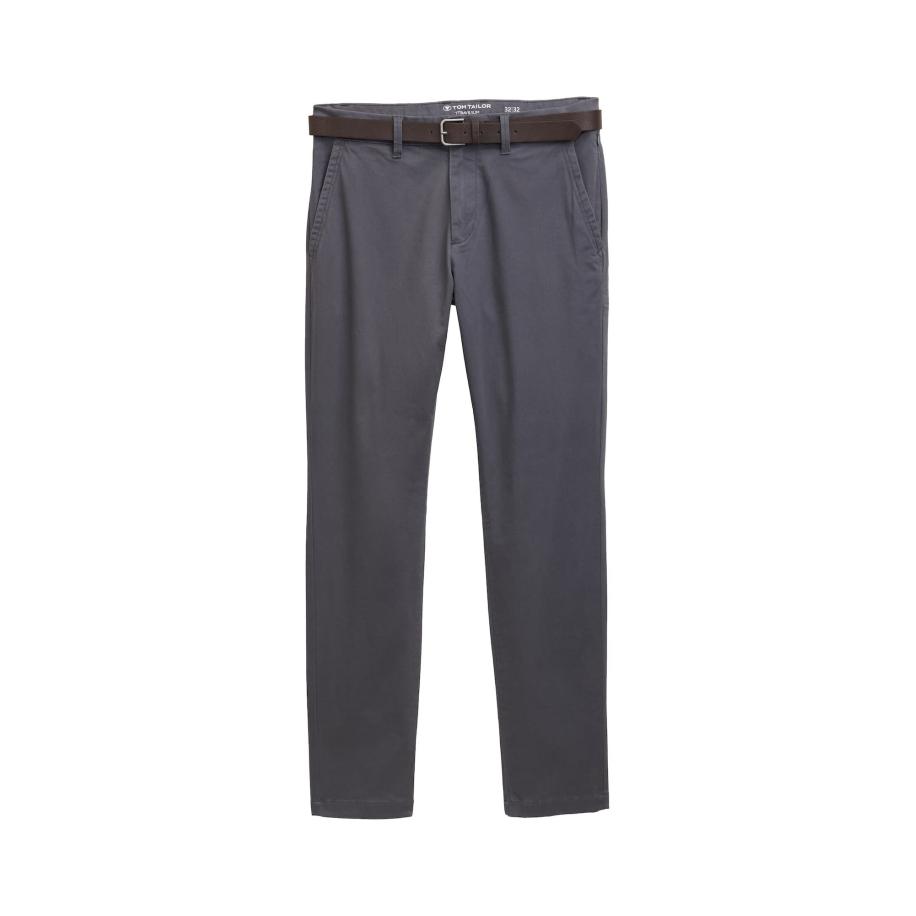 Tom Tailor TOM TAILOR Chino Travis donkerbruin / antraciet -