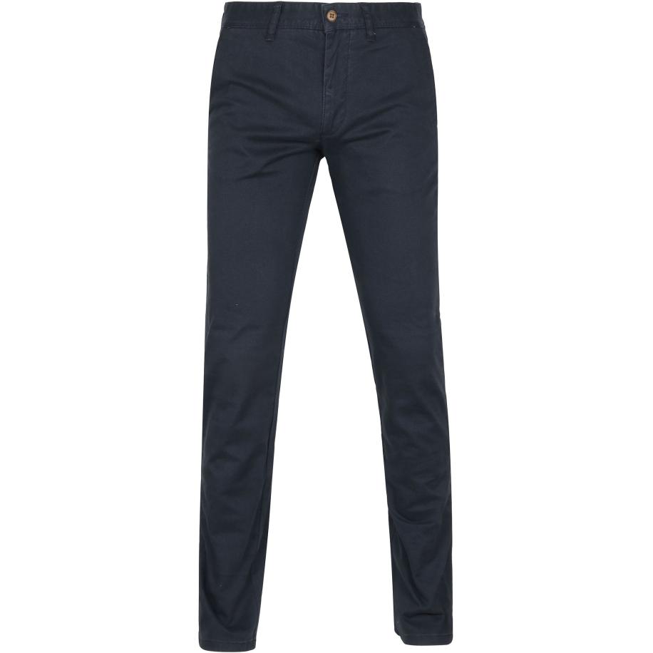 Suitable Sartre Chino Donkerblauw Blauw
