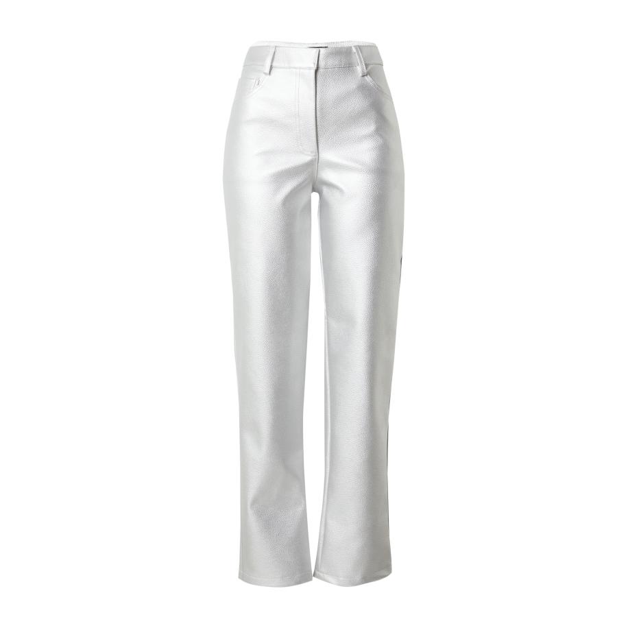 Nasty Gal Nasty Gal Broek zilver -