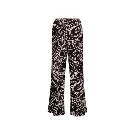 Seidensticker SEIDENSTICKER Broek The Statement Prints zwart / wit