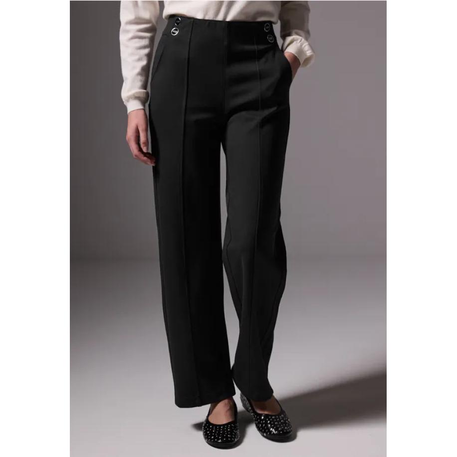 Street One Straight Legs Zwart