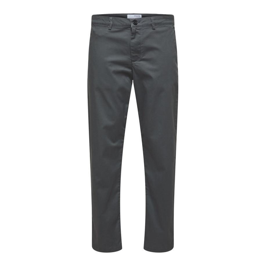 Selected SELECTED Chino New Miles basaltgrijs -