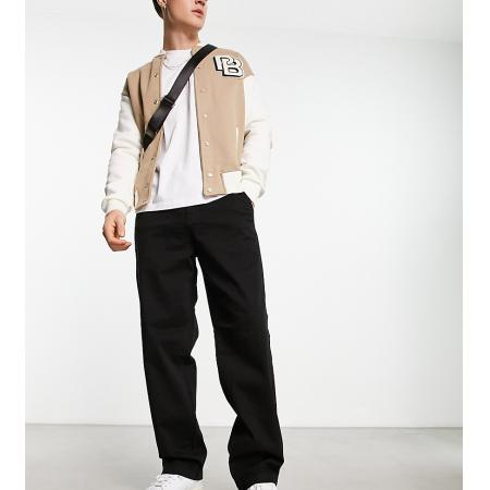 ADPT - Ruimvallende chino in zwart