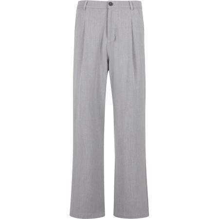 2Y Studios Bandplooibroek Tahlo lichtgrijs