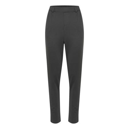 Kaffe Kaffe Bandplooibroek KA Jenny donkergrijs